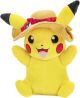 Pokémon - Pikachu mit Sommerhut - Plüschtier