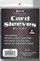 BCW Card Sleeves - 100 Schutzhüllen für Sammelkarten
