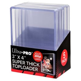Topload 3 x 4 Inch (Super Thick Cards 360pt) (5er Pack)