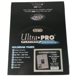 Hüllen für 9 Karten - 9-Pocket Pages Platinum (100 Stück)