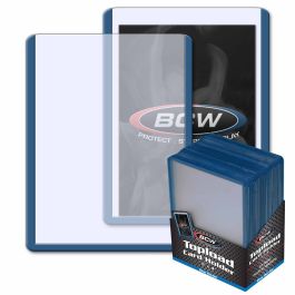 BCW 3 x 4 Inch Topload Card Holder (25 St.) Blauer Rand