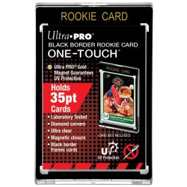 One-Touch Card Holder "Rookie Card" mit schwarzem Rand (35pt)