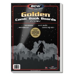BCW Golden Comic Book Boards 24pt (100 Stück)