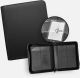 TCG Guru 4- Pocket Toploader Zip Binder Xenon Black