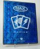 4 Pocket Portfolio Neo blue Wave