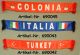 Fanschal Italien (Seidenoptik)