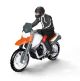 SCHLEICH - Farm Life, Motorrad mit Fahrer