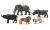 SCHLEICH - Wild Life, Big Five Set