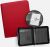 TCG Guru 4- Pocket Toploader Zip Binder Xenon Red