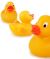 Bade-Ente quietschend gelb 5cm
