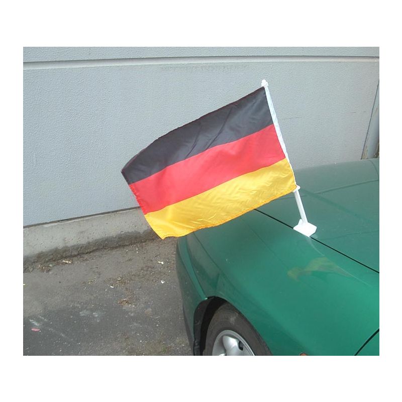 Deutschlandfahne am Auto - ein lizenzfreies Stock Foto von Photocase