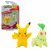 Pokémon - Endivie & Pikachu Weihnachtsedition - Battle Figure Pack Actionfiguren