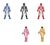 Power Rangers Swing Collect. Mini-Steck Figuren (5 St.)