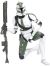 Star Wars Clone Wars Commander Gree ArtFX Figur