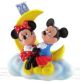 Spardose Disney Mickey & Minnie im Mond