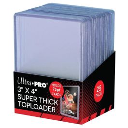 Topload 3x4 Inch - Thicker Cards 75pt - 25 Stück