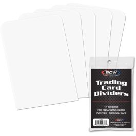 BCW Trading Card Dividers - Titeltrenner 10 Stück