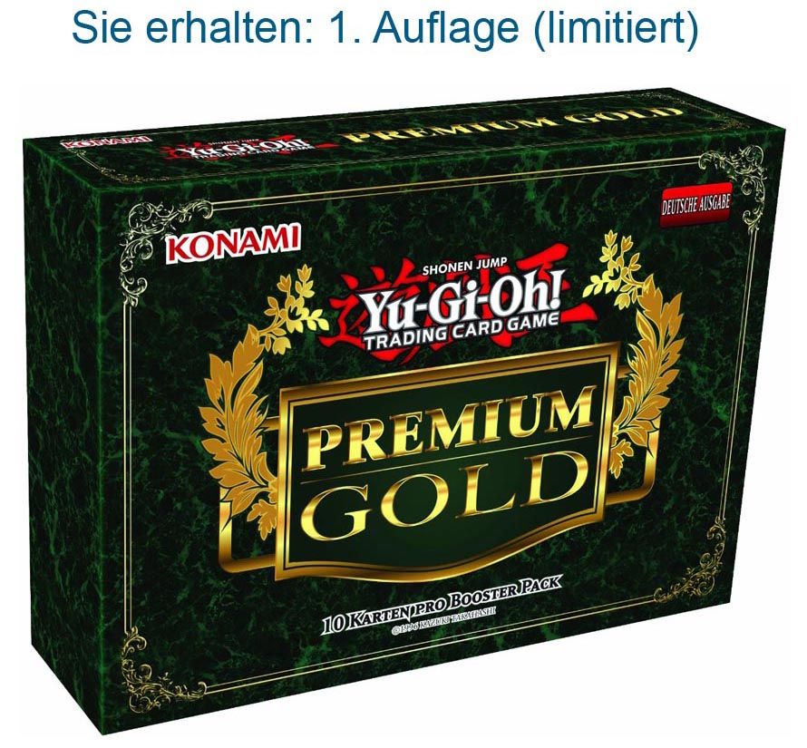PGL2-DE001 1 Gold Secret Rare Ger/ümpelriese Yu-Gi-Oh Auflage Deutsch